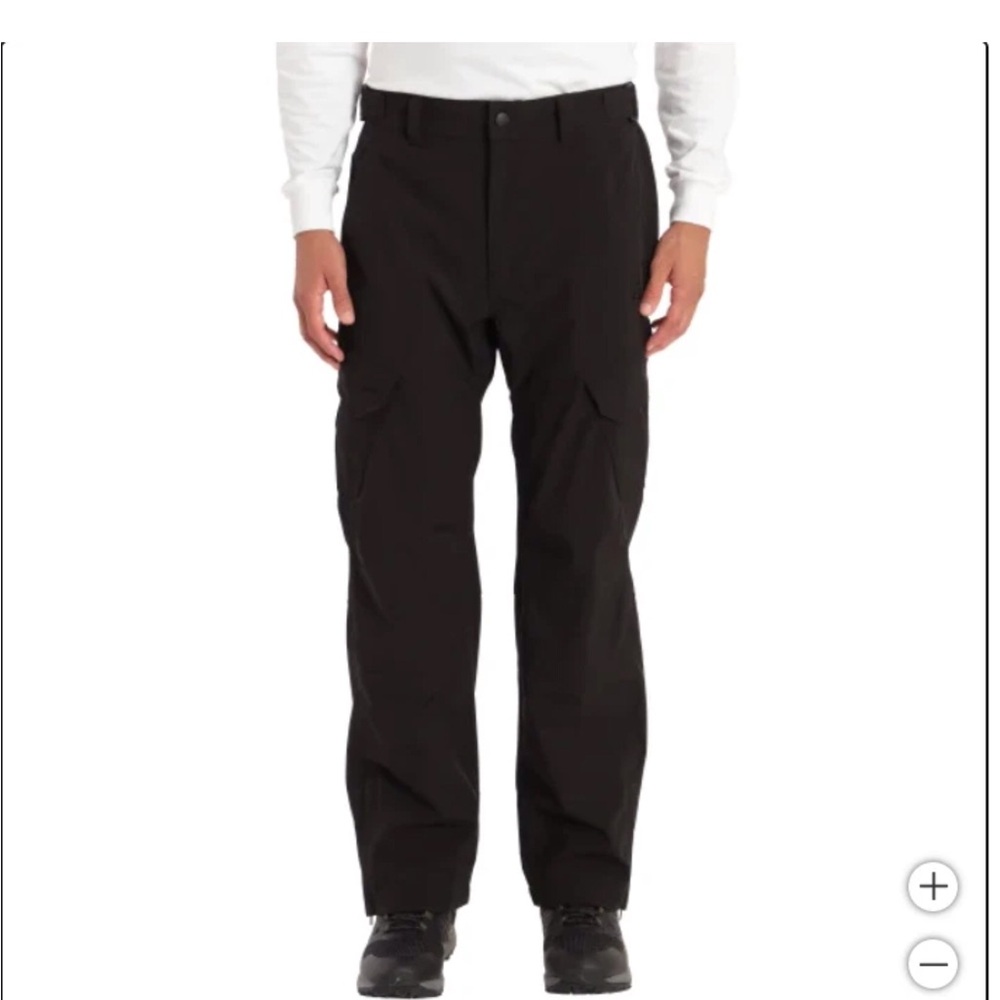 Gerry Men’s M Black Snow Pants 4-Way Stretch Fleece Lined Waterproof winter snow - Picture 7 of 14